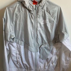 nike grey windbreaker